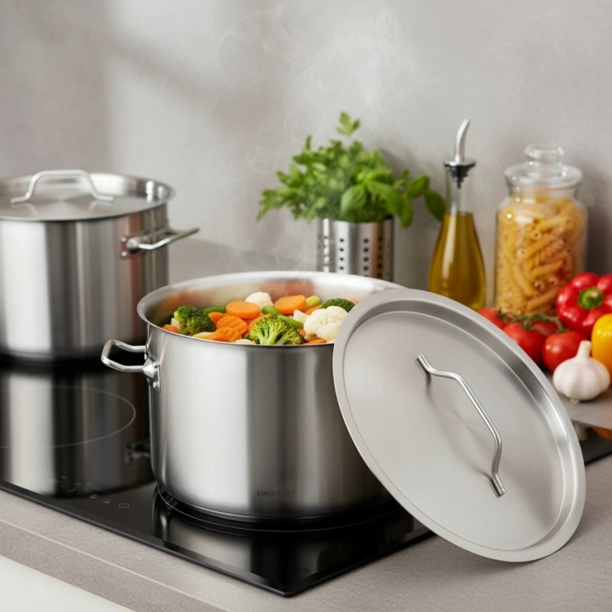 Gastronorm pot, roostevaba teras, läbimõõt 30 cm, 14 l, kinghoff, kh-2022 – 3