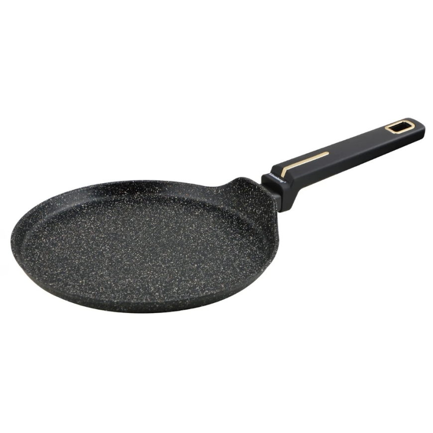 Klausberg Non-Stick Pancake Pan, Black Marble, 24 cm Diameter, kb-7964