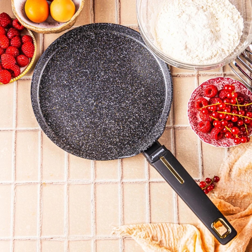 Klausberg Non-Stick Pancake Pan, Black Marble, 24 cm Diameter, kb-7964 – 4