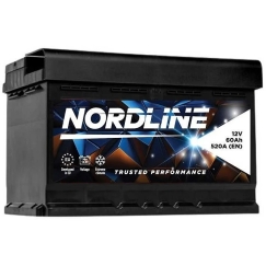 Akumulators NORDLINE 60AH 12V 520A 241X175X175