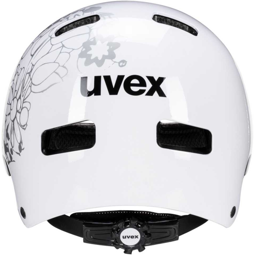 Uvex Kid 3 Helmet White Flower Black - 51-55CM