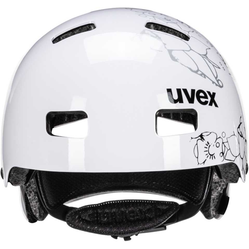 Uvex Kid 3 Helmet White Flower Black - 51-55CM – 2