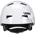 Šalmas Uvex Kid 3, valge lilledega must - 51-55CM Šalmas Uvex Kid 3, valge lilledega must - 51-55CM