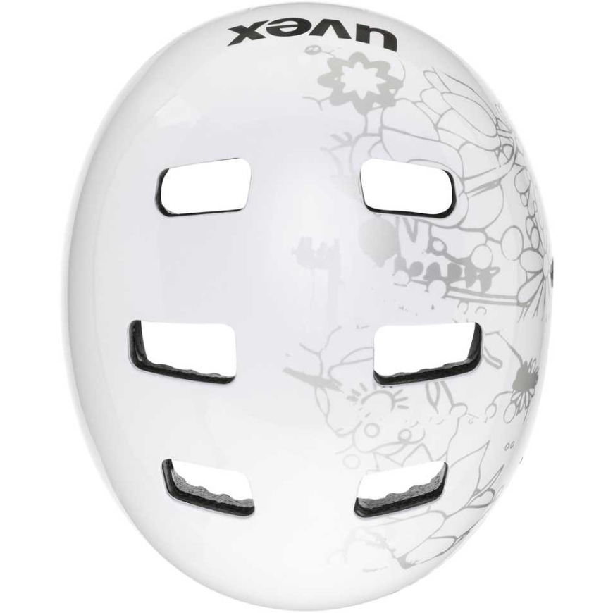 Uvex Kid 3 Helmet White Flower Black - 51-55CM – 3