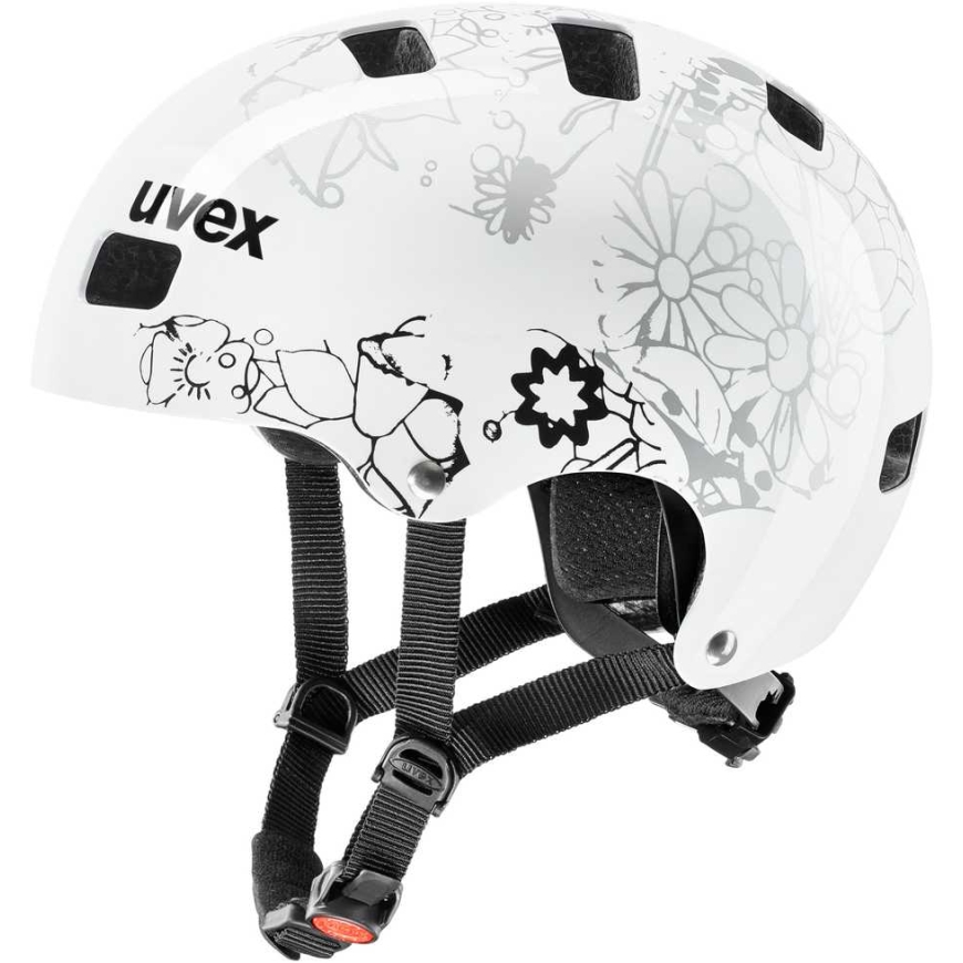 Uvex Kid 3 Helmet White Flower Black - 51-55CM – 4