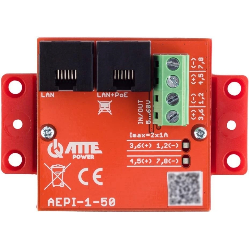 АДАПТЕР ПИТАНИЯ POE AEPI-1-50 ATTE – 5