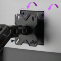Spacetronik Monitorius Laikiklis SPASS120B su USB prievadais Spacetronik Monitorius Laikiklis SPASS120B su USB prievadais