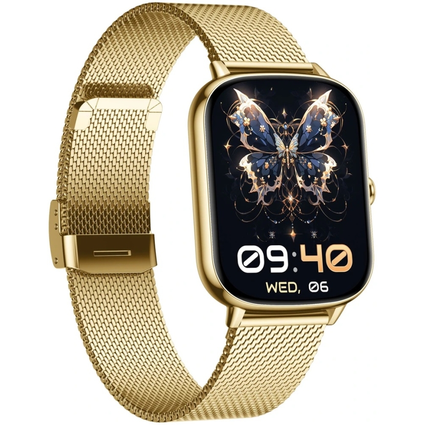 Išmanusis laikrodis DAMSKI GRAVITY GT30-2 - „Bluetooth“ pokalbiai, papildomas dirželis (sg058b) – 5