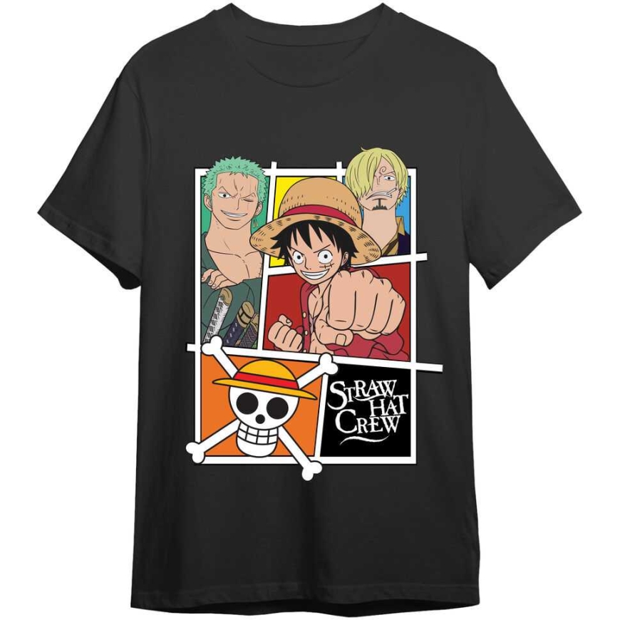 Toei Animation One Piece Staatusmütsi meeskonna täiskasvanute t-särk