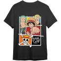 Toei Animation One Piece Staatusmütsi meeskonna täiskasvanute t-särk Toei Animation One Piece Staatusmütsi meeskonna täiskasvanute t-särk