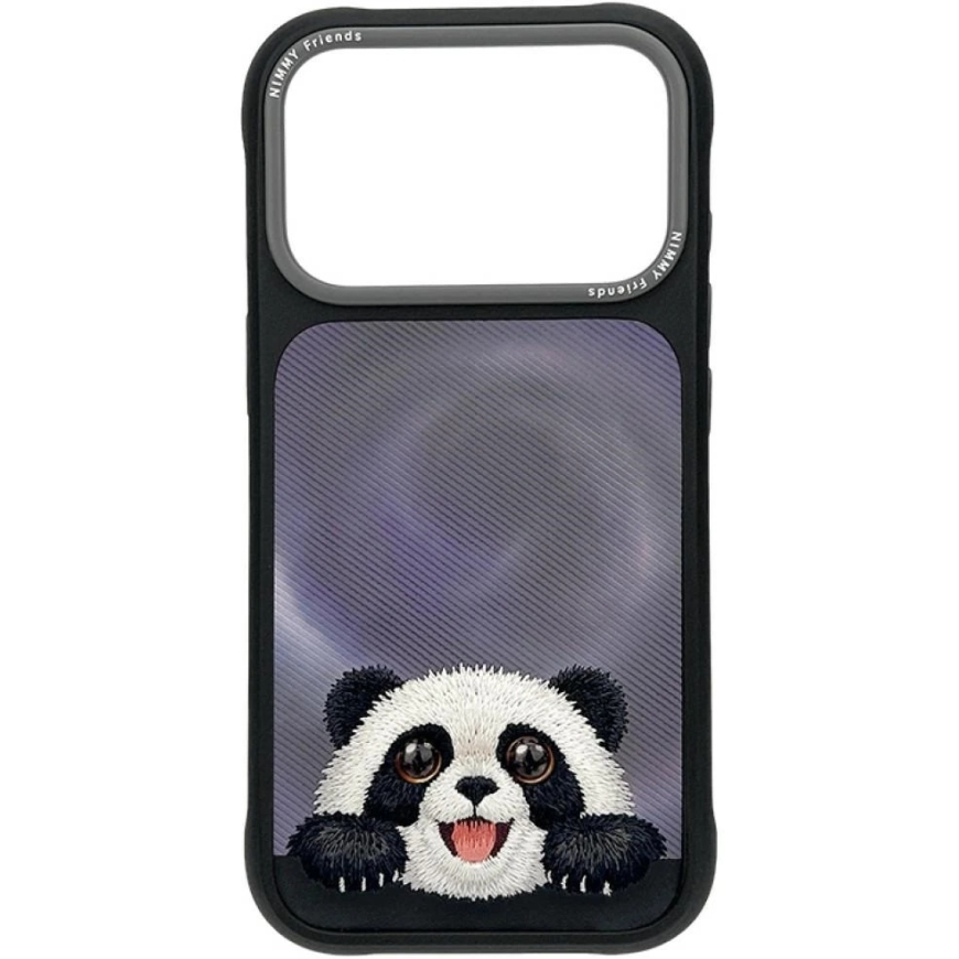 NIMMY case BIG EYED LYING GIANT PANDA compatible with MagSafe for IPHONE 18 Pro Max/17 Pro Max black