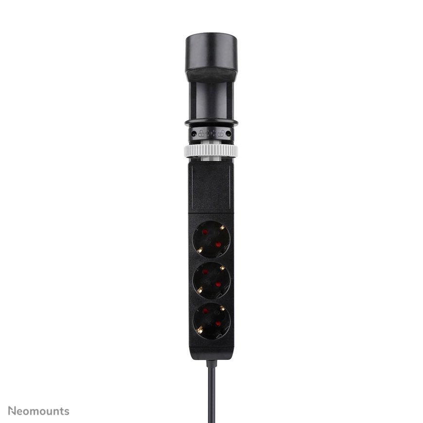 Neomounts DS22-840BL6 Desk socket with clamp and USB-C and USB-A ports - Quick charge – 3