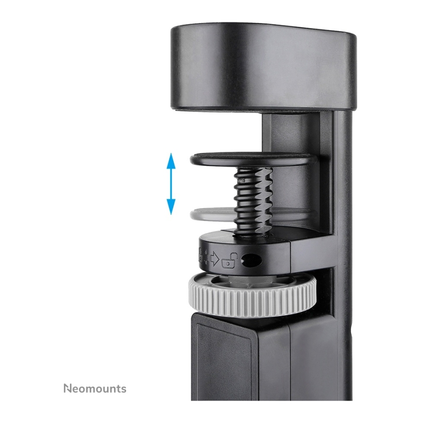 Neomounts DS22-840BL6 Desk socket with clamp and USB-C and USB-A ports - Quick charge – 5
