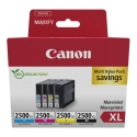 Canon 9254B010 rašalo kasetė 4 vnt Originalus Didelė (XL) išeiga Juoda, Žydras, Rausvai raudona, Geltona Canon 9254B010 rašalo kasetė 4 vnt Originalus Didelė (XL) išeiga Juoda, Žydras, Rausvai raudona, Geltona