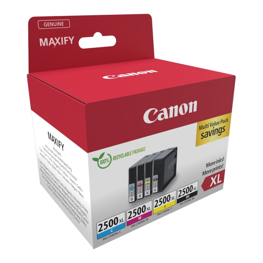 Canon 9254B010 tindikassett 4 tk Originaal High (XL) Yield Must, Tsüaan, Magenta, Kollane – 2