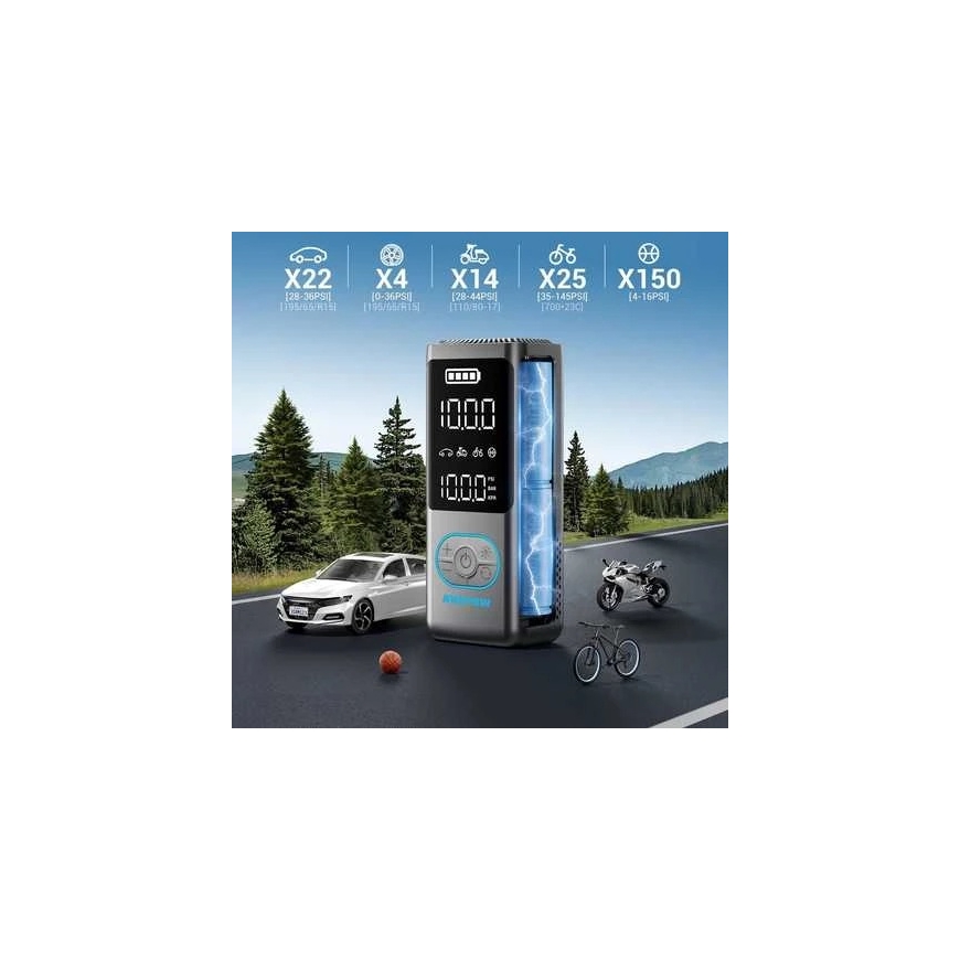 Avapow EU Compressor, capable of 150 PSI, 8000 mAh AVAPOW AP18 – 3