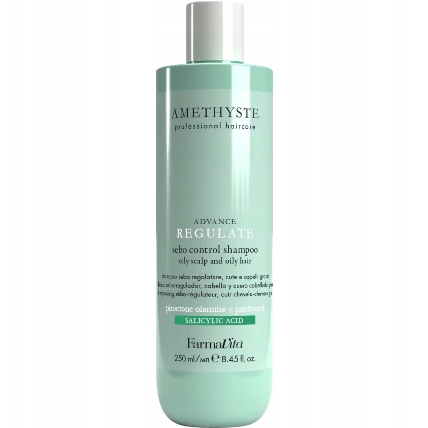 Farmavita Amethyse Advance Regulate šampoon rasusele juustele, 250 ml