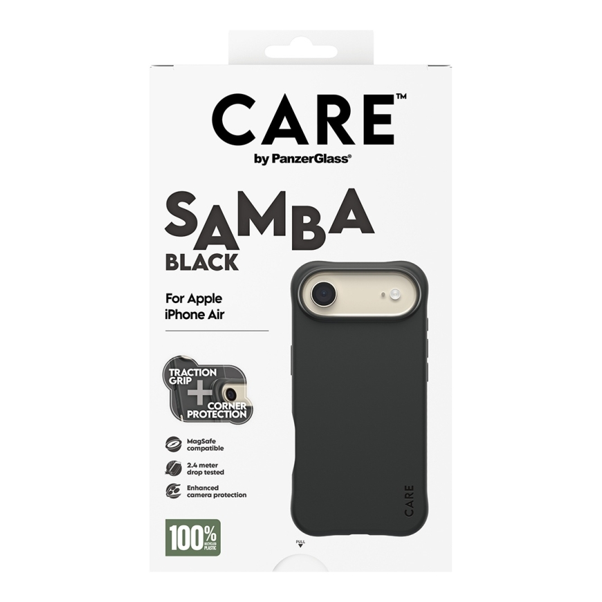 PanzerGlass CARE™ by ® Samba Case Black w. MagSafe iPhone Air – 3