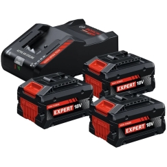 BOSCH AKUMULIATOR 18V 8,0Ah EXPERT 3tk. + LAADIMISESEADMED EXAL18V-160