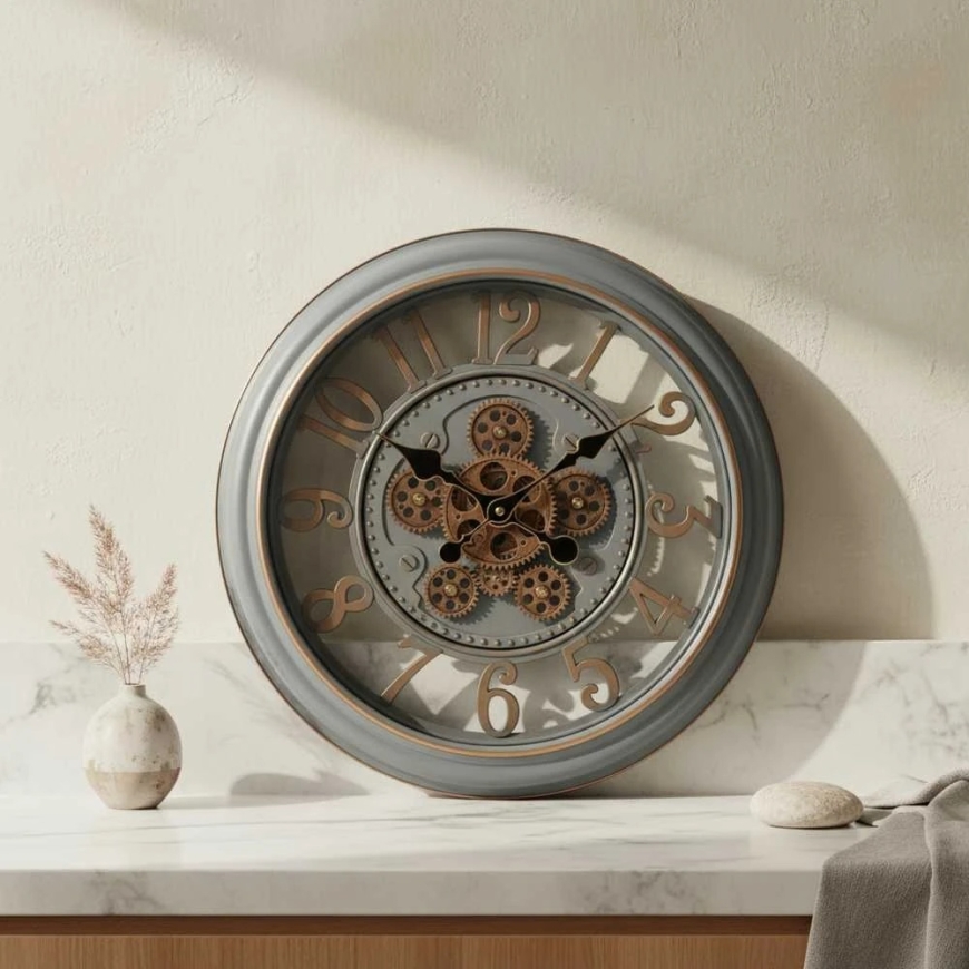 Mondex Since 1986 RAMSEY kello 45 cm liikkuvalla mekanismilla 45x45x7 cm – 5