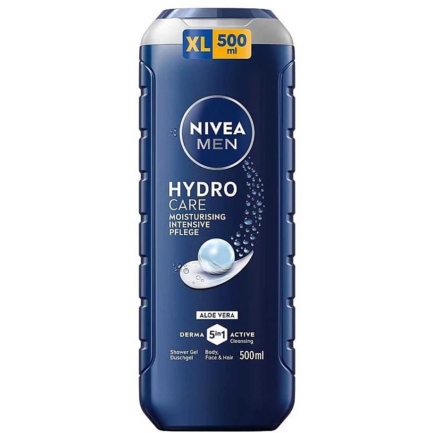 Nivea Vyrams mõeldud „Hydro Care“ dušigeel 500 ml