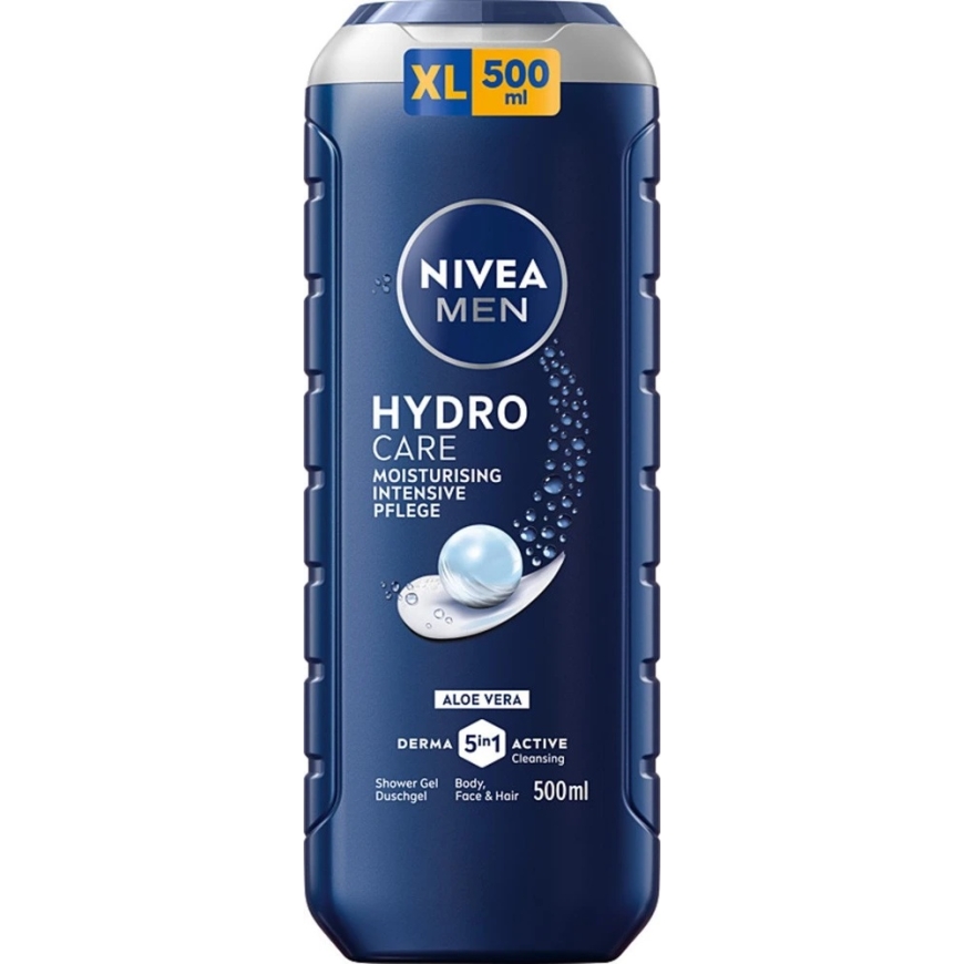 Nivea Vyrams tarkoitettu „Hydro Care“ suihkugeeli 500 ml – 2