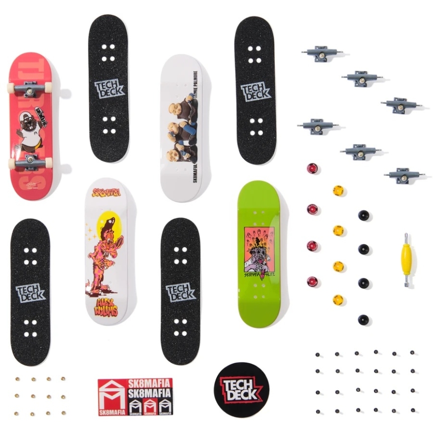 Tech Deck Fingerboard -paketti 4 mini skeittilautaa SK8MAFIA:lle. – 2