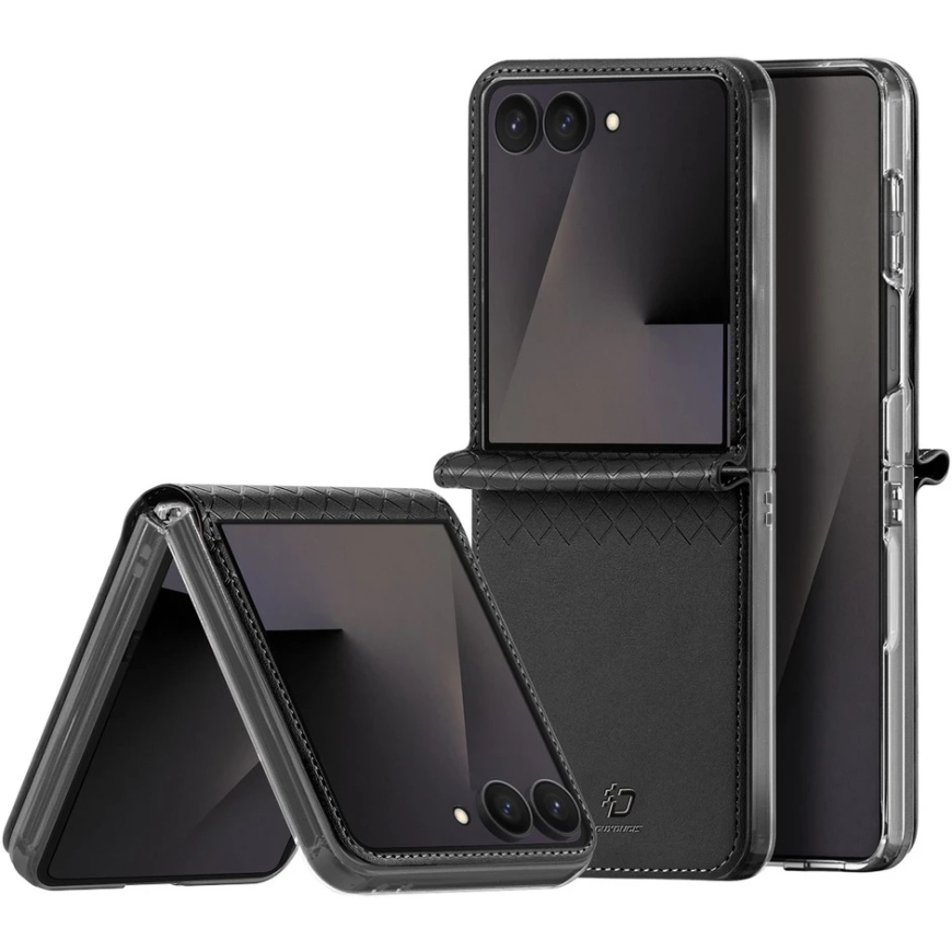 DUX DUCIS BRIL -kuori, tarkoitettu SAMSUNG Z Flip 8:lle, musta