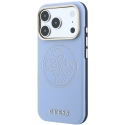 Guess Perforated 4G Gold Logo Magsafe Case for iPhone 18 Pro Max / 17 Pro Max - Light Blue Guess Perforated 4G Gold Logo Magsafe Case for iPhone 18 Pro Max / 17 Pro Max - Light Blue