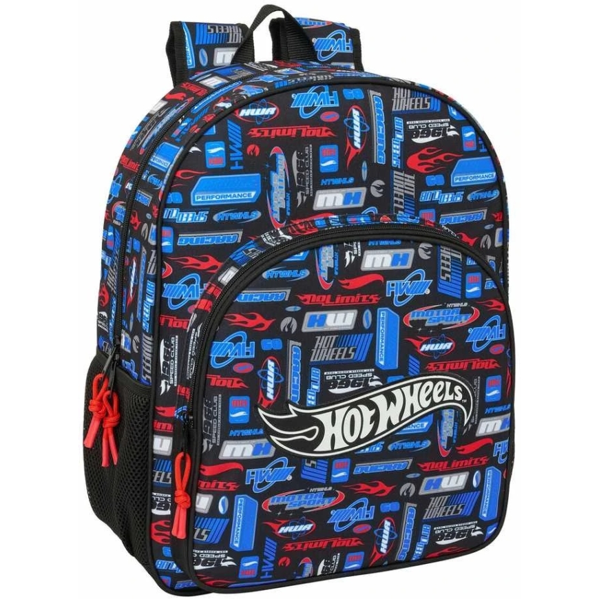 Safta Koolikott Hot Wheels Värviline 33 x 42 x 14 cm