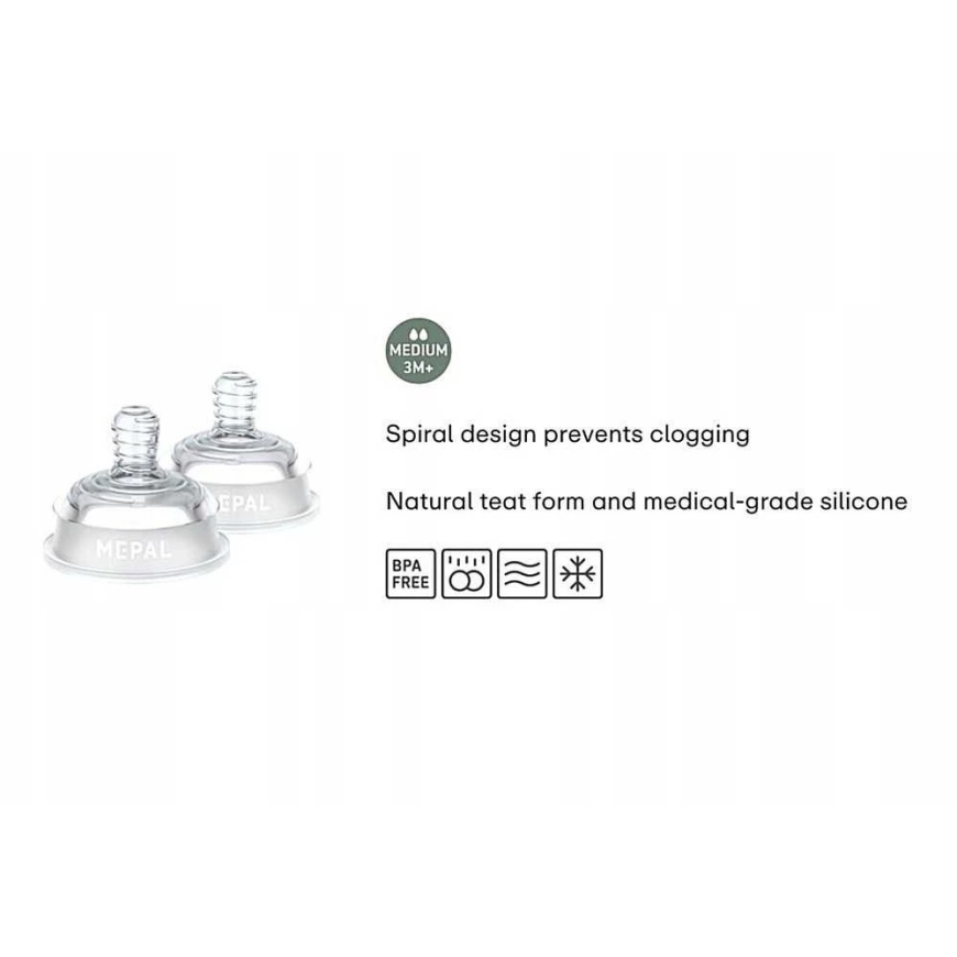 Little Dutch Mepal Bottle Nipple Set 2 pcs - Medium Flow – 3