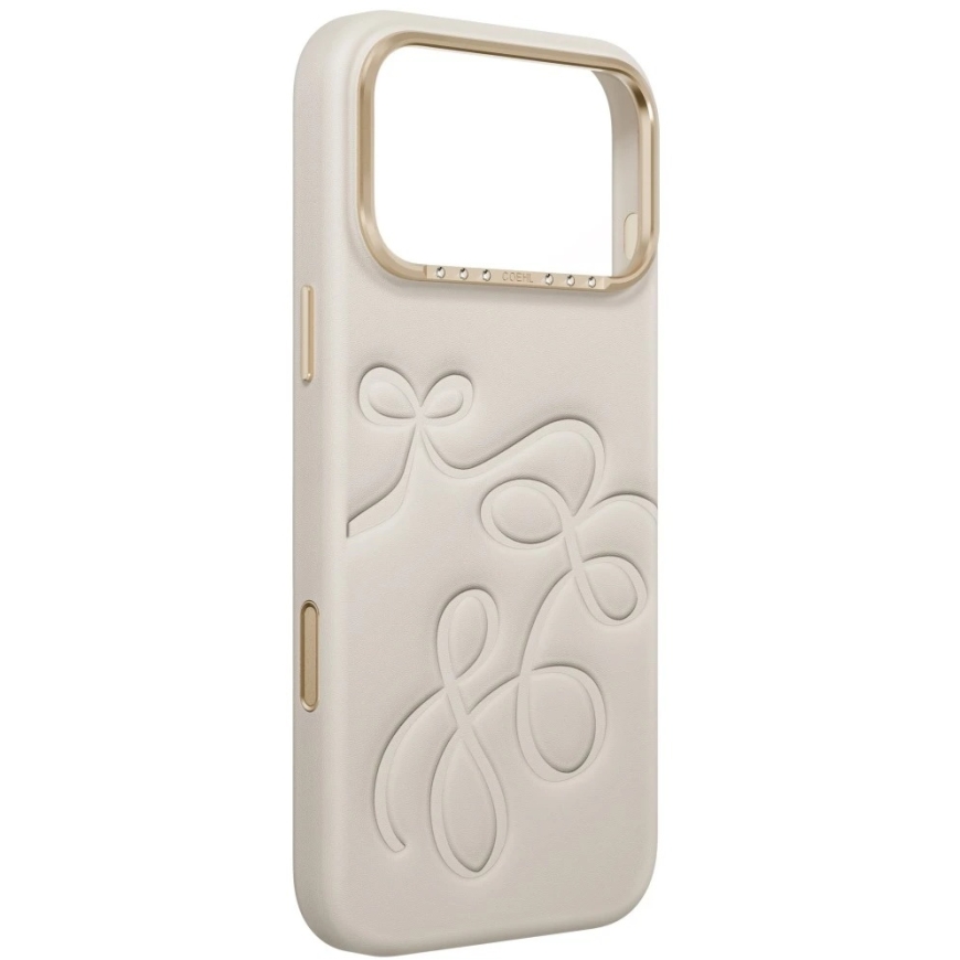 Dėklas UNIQ Coehl Cloude, skirtas iPhone 18 Pro Max / 17 Pro Max, su magnetiniu įkrovimu, smėlio spalvos – 4