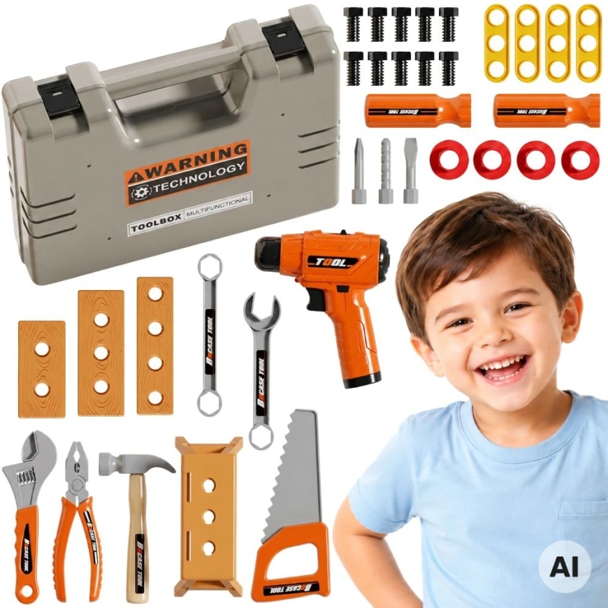 WOOPIE Tool Set in Case 45 pcs.