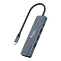 Equip 133487 jaotur USB 3.2 Gen 1 (3.1 Gen 1) Type-C 5000 Mbit/s Must, Hall Equip 133487 jaotur USB 3.2 Gen 1 (3.1 Gen 1) Type-C 5000 Mbit/s Must, Hall