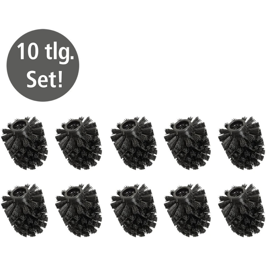 WENKO tualetinio šepetio vahetatavad pead, 10-osaline komplekt, Ø 8 cm – 4