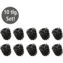 Replaceable WENKO toilet brush heads, 10-piece set, Ø 8 cm Replaceable WENKO toilet brush heads, 10-piece set, Ø 8 cm