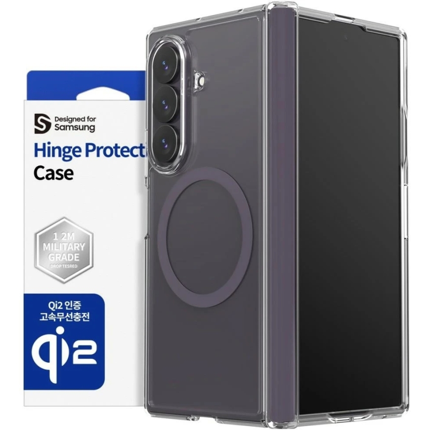 Araree Duple 360 M MagSafe Qi2 Case for Samsung Galaxy Z Fold8 Ultra Purple