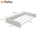 Ruhhy 80 cm wall-mounted clothes drying rack.