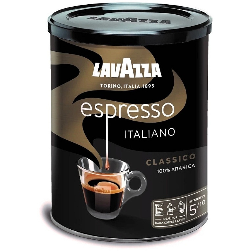 Kava LAVAZZA Espresso, malta, 250 g, metāla kārbā – 5