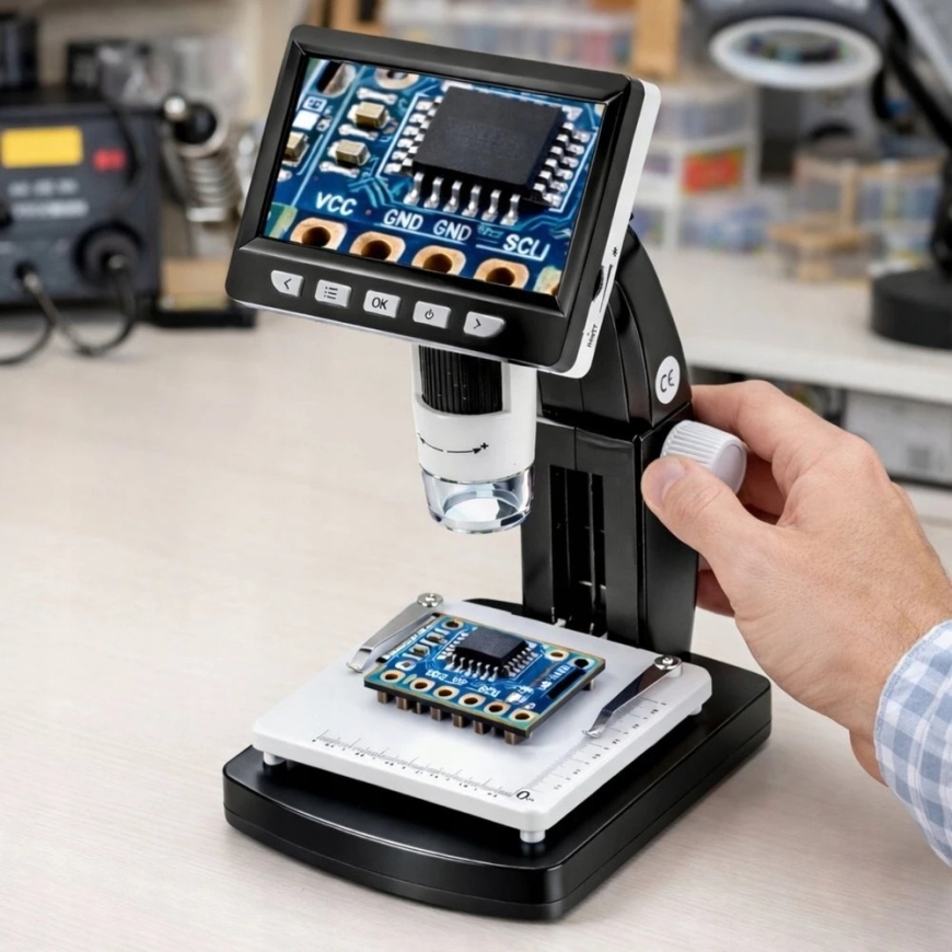 Lean Toys Digital Microscope 4.3 in. – 2