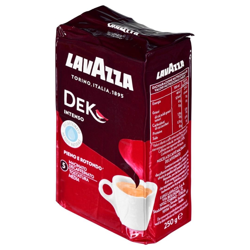 Lavazza Intenso be kofeino kava milteliai 250g – 2