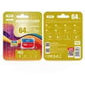 XO 64GB Micro SDXC atmintekaart cl. 10 + adapter XO 64GB Micro SDXC atmintekaart cl. 10 + adapter
