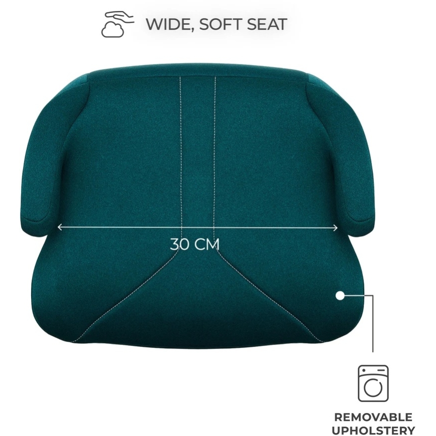 KINDERKRAFT automašīnas sēdeklis I-BOOST 2, i-Size, zaļš, KCIBOO02GRE0000 – 2