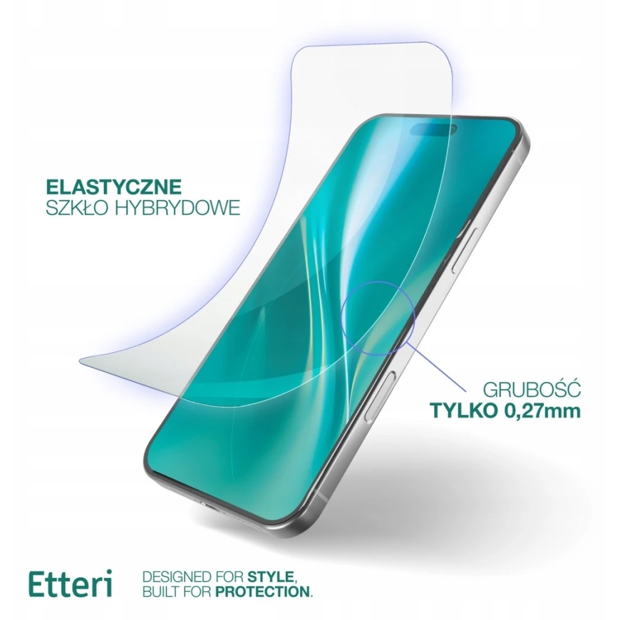Etteri "Telforceone" hybrid "iPhone 15 Pro Max 6.7" protective glass. – 3