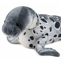 Lean Toys Plush Seal, Gray, 50 × 30 × 25 cm