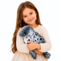 Lean Toys Pliušinis ruonis, pilkas, 50 × 30 × 25 cm Lean Toys Pliušinis ruonis, pilkas, 50 × 30 × 25 cm