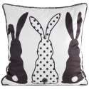 Eurofirany CHP/SPRING/Black/4 45X45 Black+White VELVET Eurofirany CHP/SPRING/Black/4 45X45 Black+White VELVET