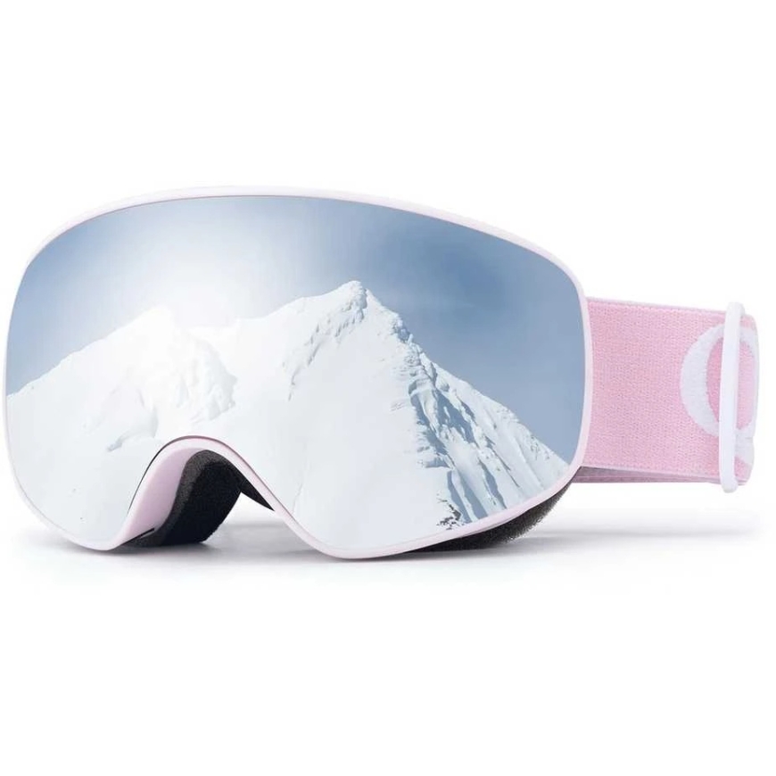 Pink Qunature Pink Ski Goggles for Kids (Medium/Large Child Version)