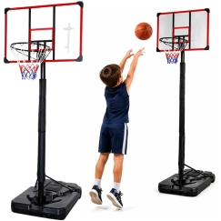 Lean Sport Basketball Hoop with Adjustable Height, 225–305 cm