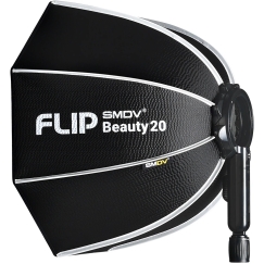 Apšvietimo modifikatorius - SMDV Flip Beauty Dish 20, minkštas ir vienodas apšvietimas